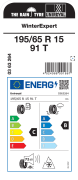 03632640000.pngUniroyal WinterExpert 195/65R15 91T opona osobowa zimowa