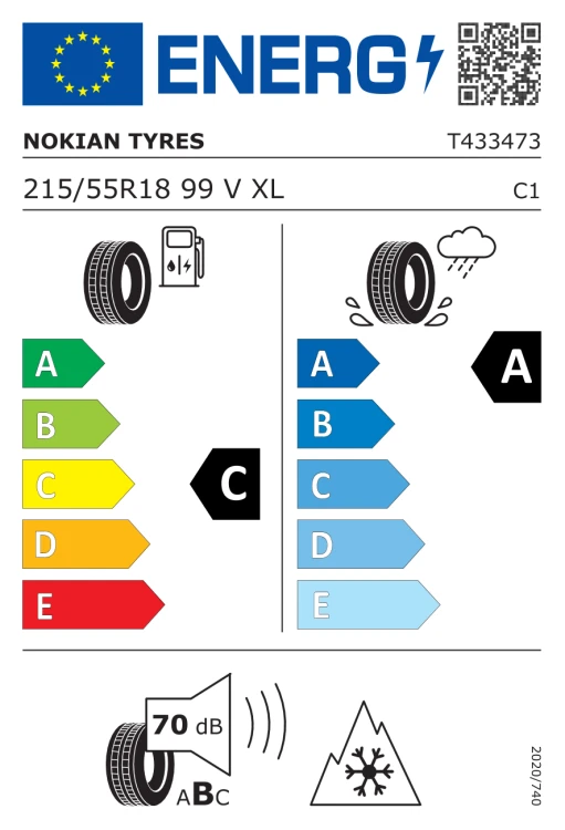Nokian Tyres Seasonproof 2 215/55R18 99V opona osobowa całoroczna, SAP T433473, EAN 6419440629971