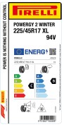225/45R17 94V Pirelli Powergy 2 Winter opona zimowa osobowa XL, EAN	8019227455298, SAP	4552900