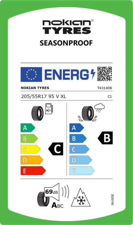 Nokian Tyres Seasonproof 205/55R17 95V opona osobowa całoroczna