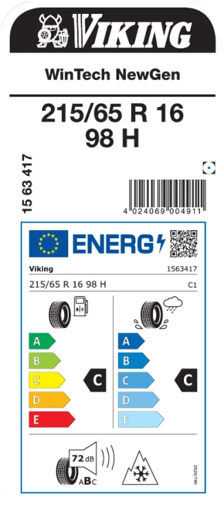 Viking WinTech NewGen 215/65R16 98H opona osobowa zimowa